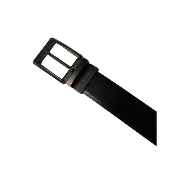 Calvin Klein Men's Reversible Black Brown Leather Belt Size 38-42 Swivel Buckle - Picture 5 of 7